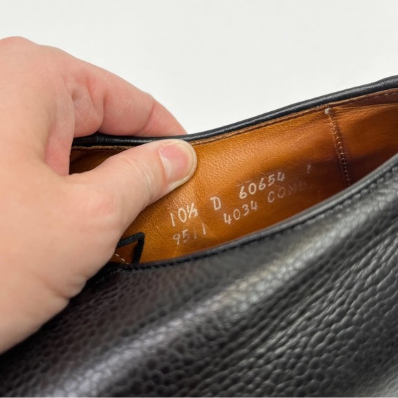 Allen Edmonds Leeds dress shoes black - 10.5 - Picture 9 of 10